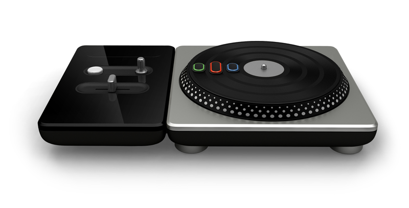 Illustration for article titled DJ Hero Turntable Pics